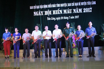 Tiên Lãng: Ngày hội Hiến máu tình nguyện năm 2017